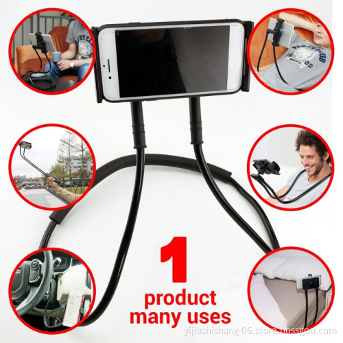 High Quality Mobile Phone Holder Flexible Hanging Neck Lazy Necklace Bracket Smartphone Shoulder Stand